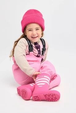 Børn Nordbjrn Nordbjørn Dunder Forede Gummistøvler, Fuschia/White