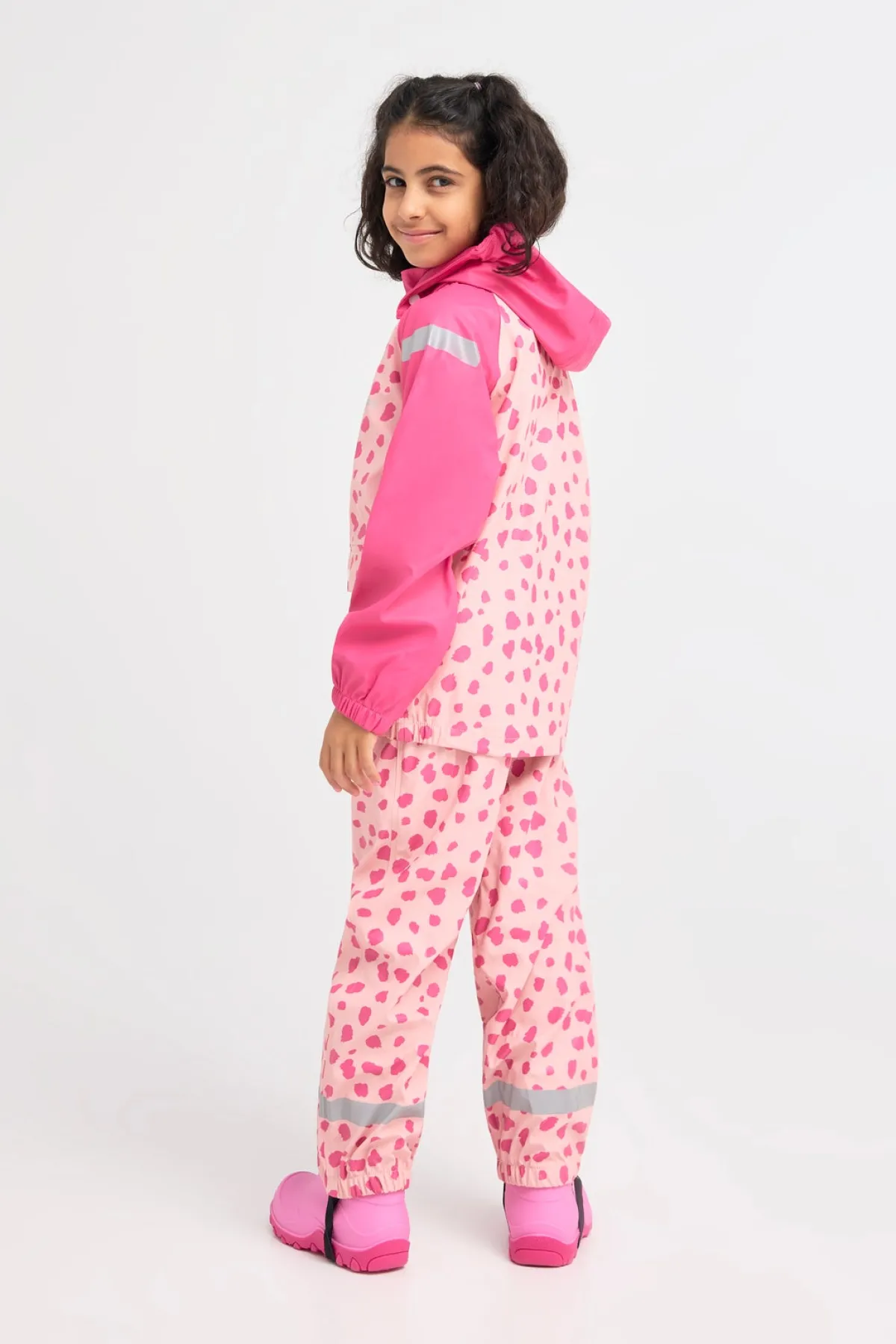 Nordbjrn Regntøj*Nordbjørn Jylland Regnsæt, Magenta Lyserød