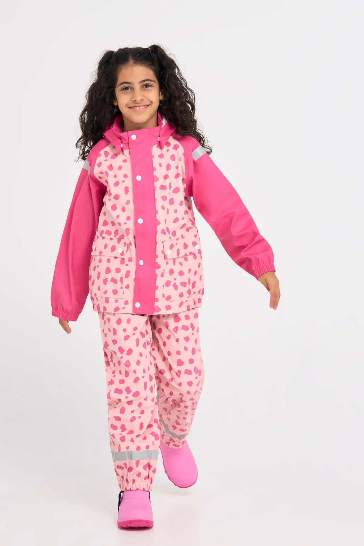 Nordbjrn Regntøj*Nordbjørn Jylland Regnsæt, Magenta Lyserød