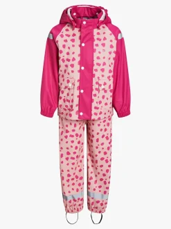 Nordbjrn Regntøj*Nordbjørn Jylland Regnsæt, Magenta Lyserød