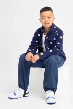 Børn Nordbjrn Fleecetøj></noscript>Nordbjørn Malö Fleecetrøje, Dotty Eclipse