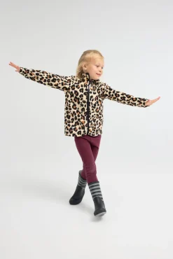 Børn Nordbjrn Fleecetøj></noscript>Nordbjørn Malö Fleecetrøje, Leopardy Wheat