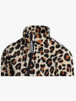Børn Nordbjrn Fleecetøj></noscript>Nordbjørn Malö Fleecetrøje, Leopardy Wheat