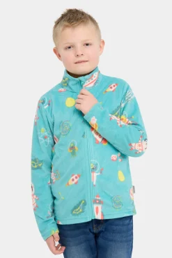 Børn Nordbjrn Fleecetøj>Nordbjørn Malö Fleecetrøje, Space Jam Aqua Sea