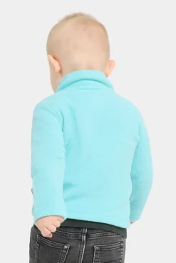 Børn Nordbjrn Fleecetøj>Nordbjørn Mölle Fleecetrøje, Turkis