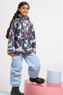 Nordbjrn Regntøj*Nordbjørn Skagen Foret Regnsæt, Dinoland Naval Academy Blå/Grøn/Orange