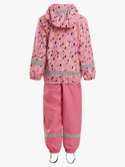 Nordbjrn Regntøj*Nordbjørn Skagen Foret Regnsæt, Raindrops Rosebloom Lyserød/Lilla