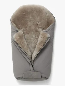 Nordlys Fenya Mini Lammeskindskørepose, Greige