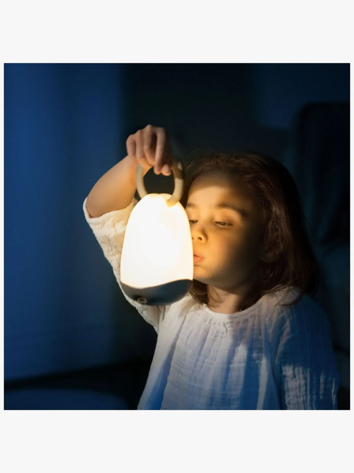 Børn Pabobo Magic Blow Natlampe, Hvid