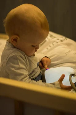 Børn Pabobo Magic Blow Natlampe, Hvid