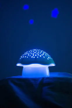 Børn Pabobo Lamper & Belysning>Stjerneprojektor Svamp, Blå