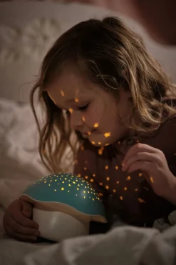 Børn Pabobo Lamper & Belysning></noscript>Stjerneprojektor Svamp, Blå