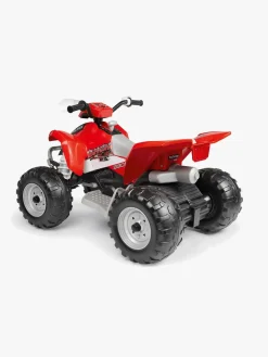 PegPerego Elbiler & -Køretøjer*PegPérego Polaris Outlaw Firehjulet ATV 330W, Rød/Hvid
