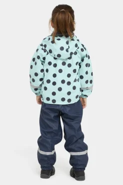 PetiteCherieAtelier Regntøj*Petite Chérie Atelier Aline Foret Regnsæt, Dots Icy Morn Blå