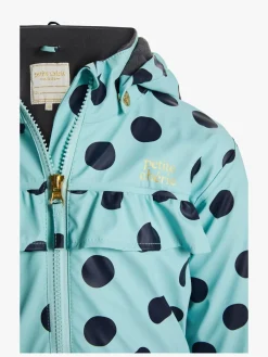 PetiteCherieAtelier Regntøj*Petite Chérie Atelier Aline Foret Regnsæt, Dots Icy Morn Blå