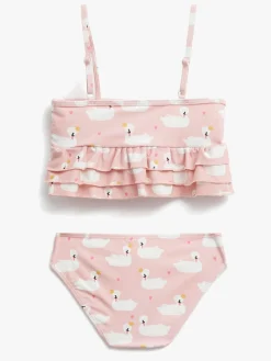 Børn PetiteCherieAtelier Petite Chérie Atelier Amelie UV-Bikini, Swan