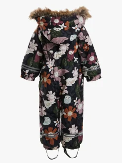 Børn PetiteCherieAtelier Flyverdragter|Overtøj>Petite Chérie Atelier Amour Babyflyverdragt, Winterowl Phantom