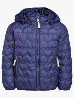 Børn PetiteCherieAtelier Overtøj>Petite Chérie Atelier Bea Dynejakke, Crown Blue