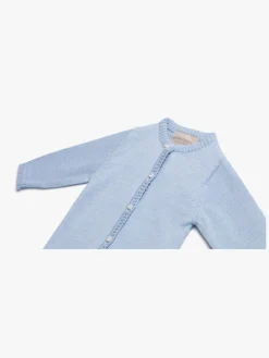 PetiteCherieAtelier Uldtøj|Overdele*Petite Chérie Atelier Margit Babytrøje, Light Blue/Dusty Blue