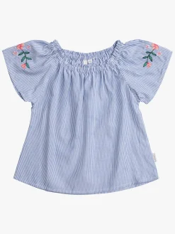 Børn PetiteCherieAtelier Overdele>Petite Chérie Atelier Zola Bluse, Navy/White