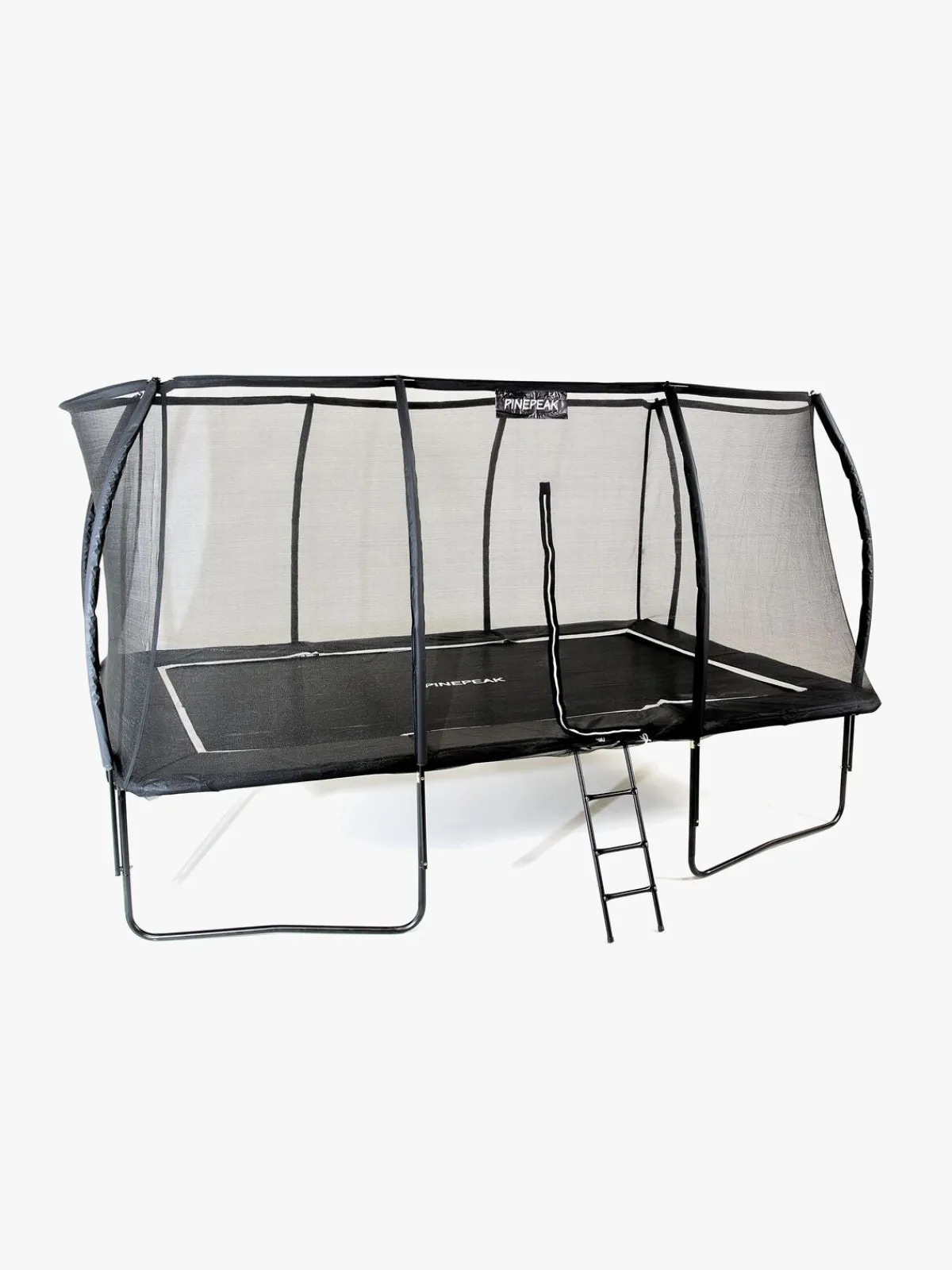 Pinepeak Rektangel Trampolin inkl. Sikkerhedsnet 439x286 cm, Sort
