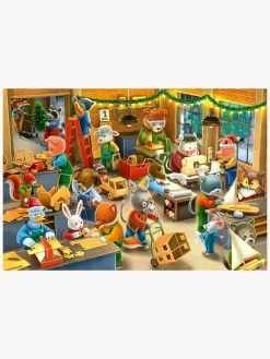 Ravensburger Spil & Puslespil*Christmas Toy Factory Puslespil 2x12 Brikker