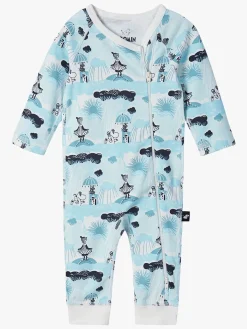 Børn Reima Heldragter>Tjusande Heldragt Mumitroldene, Light Turquoise