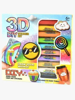 Robetoy Kreativt Legetøj*3D DIY Klistermærkesæt Penne 10 Stk.