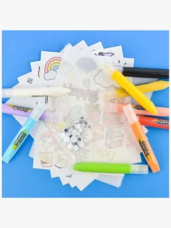 Robetoy Kreativt Legetøj*3D DIY Klistermærkesæt Penne 10 Stk.