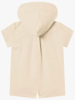 Børn Saltabad Heldragter>Charlie Frotté Jumpsuit, Ecru