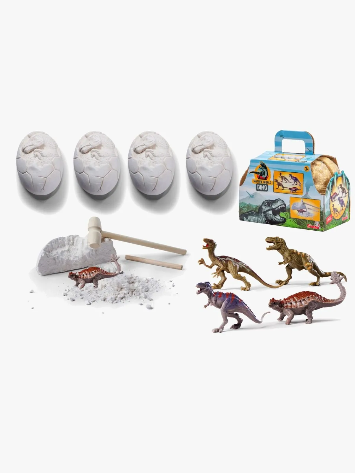 SimbaToys Eksperimenter & Videnskab>Simba Toys Nature World Dino Udgravningssæt