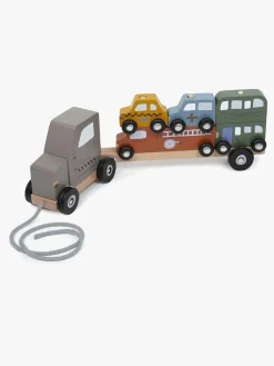 Smallstuff Trælegetøj>Træklegetøj Biltransport