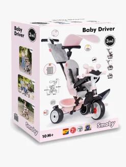 Smoby Baby Driver Trehjulet Cykel Plus, Pink