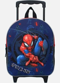 Børn Spiderman Spider-Man 3D Trolley Rygsæk Great Escapes, Sort