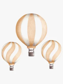 Børn Stickstay Vintage Balloon Set Wallsticker, Peach
