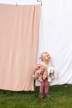 Teddykompaniet Dukker & Bamser*Bamse Kanin Linnea 30 cm, Creme Hvid