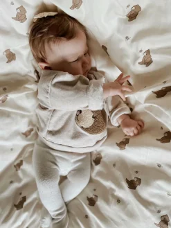 Thatsmine Sengetøj*That's Mine Levi Sengesæt 100 x 140, Bees and Bears Flerfarvet