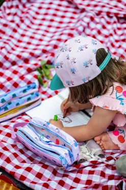 TheCottonCloud Kreativt Legetøj*The Cotton Cloud Penalhus, Dancing Hearts Lyserød/Blå