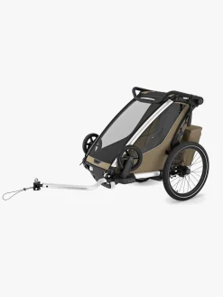 Thule Aktivitetsvogne>Chariot Cross 1 Cykelanhænger, Khaki G3