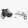 Thule Aktivitetsvogne*Chariot Cross 2 Cykelanhænger inkl. Skisæt, Dark Slate G3