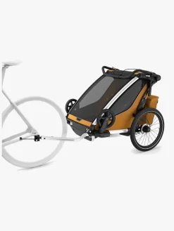 Thule Aktivitetsvogne*Chariot Sport 2 Cykelanhænger, Natural Gold G3 Orange