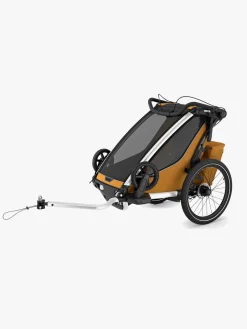 Thule Aktivitetsvogne*Chariot Sport 1 Cykelanhænger inkl. Skisæt, Natural Gold G3