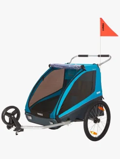 Thule Aktivitetsvogne*Coaster XT Cykelanhænger inkl. Gåturssæt, Blue Blå