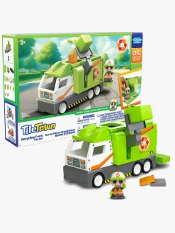 TileTown Byggesæt & Lego*Tile Town Magnetisk Byggesæt Skraldebil