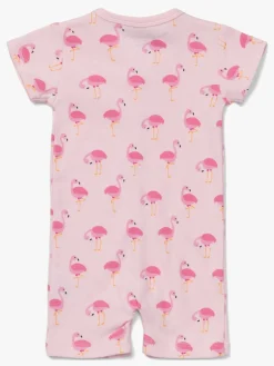 Børn TinyTreasure Heldragter></noscript>Tiny Treasure Summer Heldragt 2-pak, Pink/Flamingo