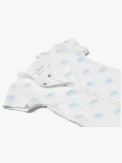 Børn TinyTreasure Heldragter></noscript>Tiny Treasure Summer Heldragt 2-pak, White/Palm