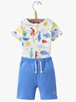 TomJoule Underdele|Overdele*Tom Joule Granddad Sæt, Cream Sea