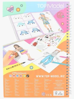 TOPModel Kreativt Legetøj*Designbog med Farveblyanter