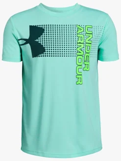 UnderArmour Overdele*Under Armour Crossfade Tee Træningstrøje, Neo Turquoise Blå/Sort