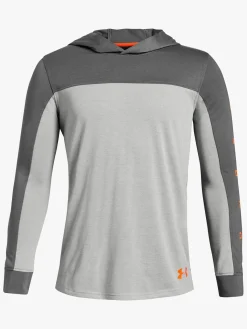 Børn UnderArmour Under Armour Relay Hoody, Mod Grey